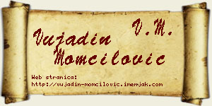 Vujadin Momčilović vizit kartica